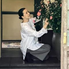 HOUSE OF LOTUS ブロードエシプロイグリーカフシャツ - メルカリ