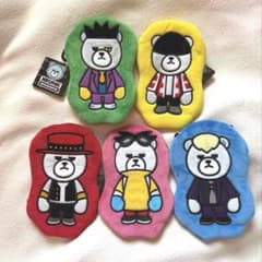 BIGBANG KRUNK BAEBAE 아플리케 파우치 5체 콤프 세트