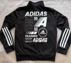 adidas アディダス キッズ ジャージ 120 ブラック ジャージ上のサムネイル