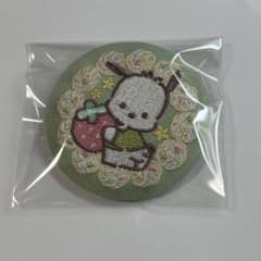 サンリオ　刺繍缶バッジビスケット4　ポチャッコのサムネイル