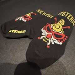 【新品未使用】ヒステリックミニ　靴下ベビー　9-10cm ブラックのサムネイル