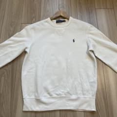 現行POLO RALPH LAUREN ラルフローレン　スウェット 白　メンズのサムネイル