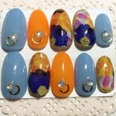春夏♡大花びらネイル♡のサムネイル