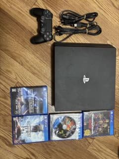 PlayStation 4 本体 + ゲーム4本セットのサムネイル