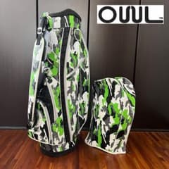 オウル OUUL キャディバッグ シルバークラシックカモフラージュ　美品 オウル OUUL キャディバッグ シルバークラシックカモフラージュ 美品