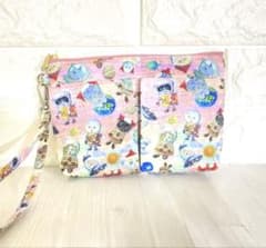 ハンドメイド 持ち手付きポーチのサムネイル