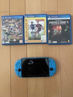 PlayStation®Vita マイクラ、FIFA、J-STARSカセット付きのサムネイル