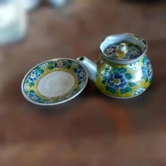 九谷焼 急須 湯呑みセット 花柄 和食器　九谷美山のサムネイル