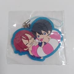 送料込】Free! 松岡凛＆七瀬遙 ラバーストラップ - メルカリ
