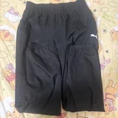 PUMA 黒 ジャージパンツのサムネイル