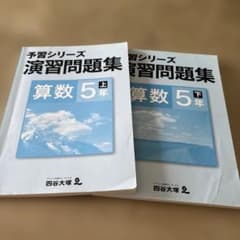 美品 四谷大塚 予習シリーズ演習問題集 算数5年上下セット - メルカリ