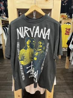 Nirvana stussy Tシャツ ニルヴァーナ ストューシーXL - メルカリ