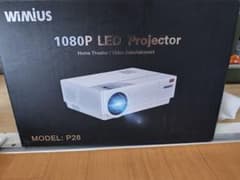 WiMiUS P28 LED プロジェクター 本体 - メルカリ