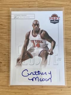 NBA NYニックス アンソニーメイソン auto 直筆サイン入りカード - メルカリ