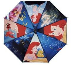 アリエル 折りたたみ傘 ディズニー 晴雨兼用 UVのサムネイル