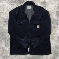 Carhartt コーデュロイジャケット Lサイズ ダークネイビーのサムネイル