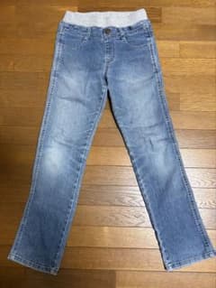 キッズ デニムパンツ ウエストゴム ライトブルーのサムネイル