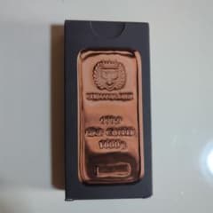 ゲルマニアミント社 純銅バー 1kg 1本 - メルカリ