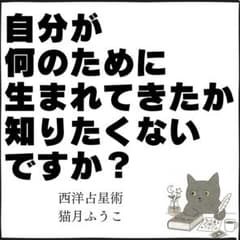 あなたの人生の使命を知り、進むべき道を見つけるホロスコープ鑑定 西洋占星術⭐︎のサムネイル