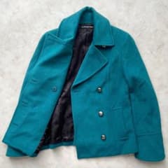 美品】VIVIENNE TAM アンゴラ混 Pコート 裏地総柄 グリーン S - メルカリ