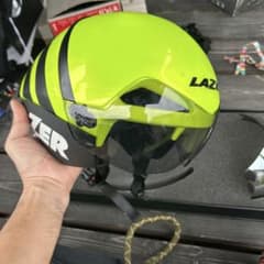 Lazer トライアスロン用ヘルメット 蛍光イエローのサムネイル