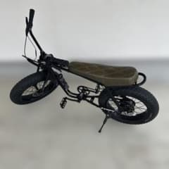 電動アシスト自転車 ファットタイヤ ブラック・オリー　ジャンク品 電動アシスト自転車 ファットタイヤ ブラック・オリー ジャンク品