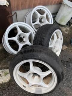 エンケイ　17inch 5本スポーク　4本のサムネイル