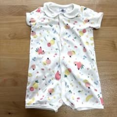 プチバトー半袖ロンパース　6m 女の子のサムネイル