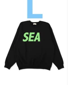 【新品未使用】SEA CREWNECK SWEATSHIRT BLACK／L WIND AND SEA CREWNECK SWEATSHIRT L - メルカリ