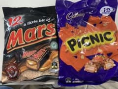 ニュージーランド　袋詰めチョコレートとキットカットのサムネイル