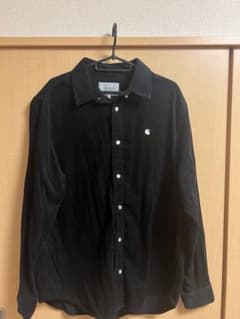 Carhartt WIP コーデュロイシャツ ブラック Lのサムネイル