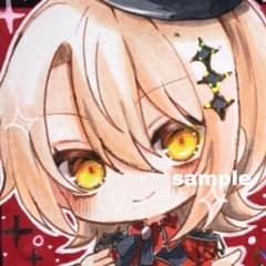 蓮見レイア 魔法少女ノ魔女裁判 まのさば 色紙 手描きイラスト - メルカリ