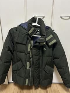 クリーニング済 ラコステ ダウンジャケット FR52 US Lサイズ カーキ クリーニング済 ラコステ ダウンジャケット FR52 US Lサイズ カーキ