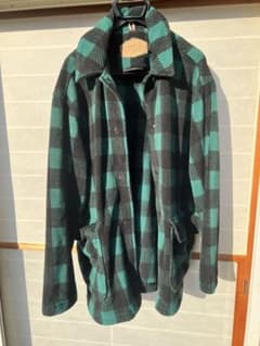 WOOLRICH　バッファローチェックフフリースジャケット　90's ビンテージのサムネイル