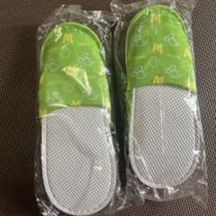 【新品】ディズニー ミッキー使い捨て スリッパ キッズ用2組のサムネイル