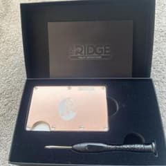 黒肌刈上　the ridge AMEX マネークリップ 限定ローズゴールド 黒肌刈上様専用 the ridge AMEX マネークリップ 限定ローズゴールド