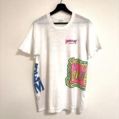80s90s BUBBLE GUM SURF WAX マルチプリント Tシャツのサムネイル