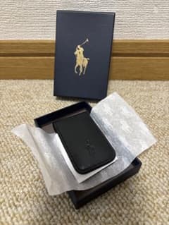 Polo Ralph Lauren マネークリップ ブラック 新品未使用のサムネイル