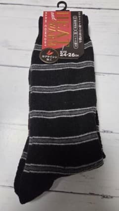 HEAT and WARM カプサイシン加工 ソックス 24-26cmのサムネイル