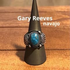故ゲーリーリーブス ターコイズリング インディアンジュエリー navajo 