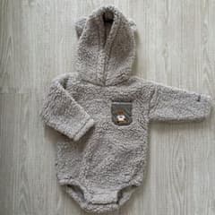 TeddyBear フード付きロンパースのサムネイル