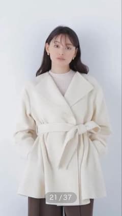 Natural Beauty Basic ベルテッドミディーコートのサムネイル