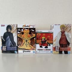 NARUTOフィギュア4体セット Grandista 忍界造形列伝ナルト サスケ