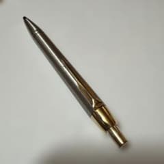 PARKER パーカー ボールペン シルバー×ゴールド 筆記確認済み - メルカリ