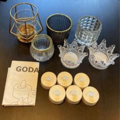 IKEA  キャンドルホルダー　キャンドルライト6個セットのサムネイル