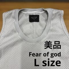 美品 Fear of god tank top メッシュタンクトップ Lサイズ - メルカリ