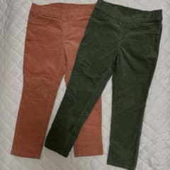 H&M コーデュロイパンツ　2枚セット　EUR98（90〜100）のサムネイル