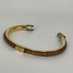 GUCCI グッチ インターロッキングG リザード ブレスレット バングルのサムネイル