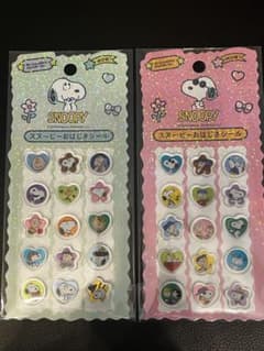 《新品》 スヌーピー おはじきシール 2枚セットのサムネイル