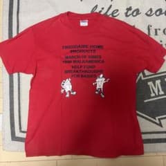 Hanes 半袖Tシャツ レッド プリント 1998 90sのサムネイル